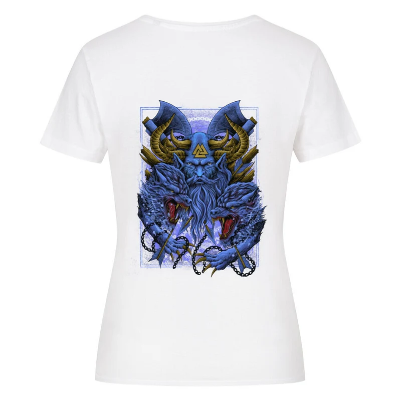 Jötunn - Damenshirt Backprint