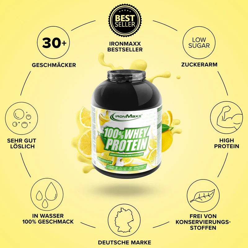 100% Whey Protein (2350g) - Lemon-Yoghurt