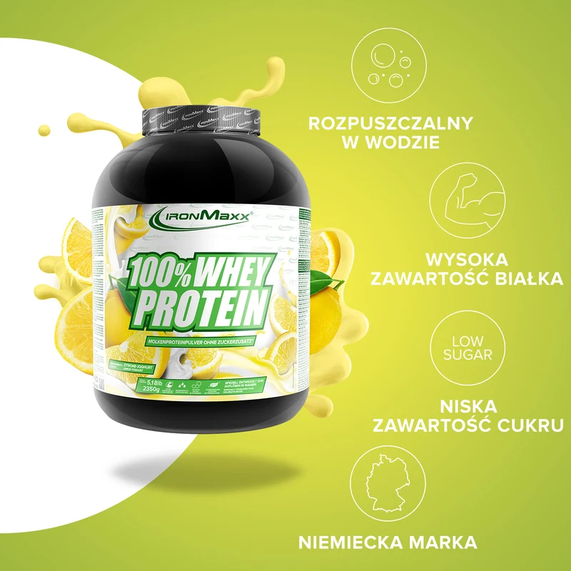 100% Whey Protein (2350g) - Lemon-Yoghurt
