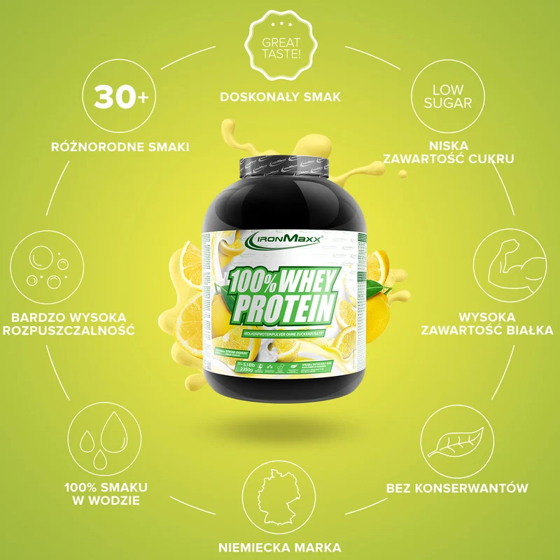 100% Whey Protein (2350g) - Lemon-Yoghurt