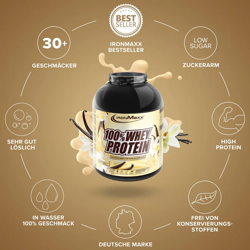 100% Whey Protein (2350g) - French Vanilla