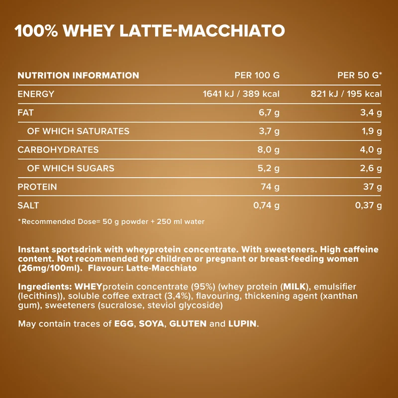 100% Whey Protein (2350g) - Latte Macchiato