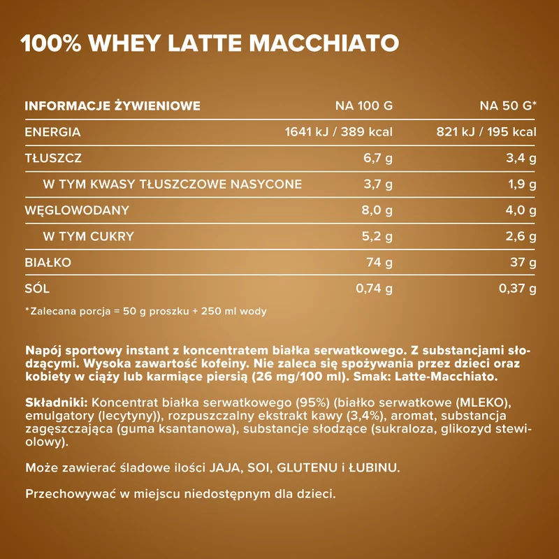 100% Whey Protein (2350g) - Latte Macchiato