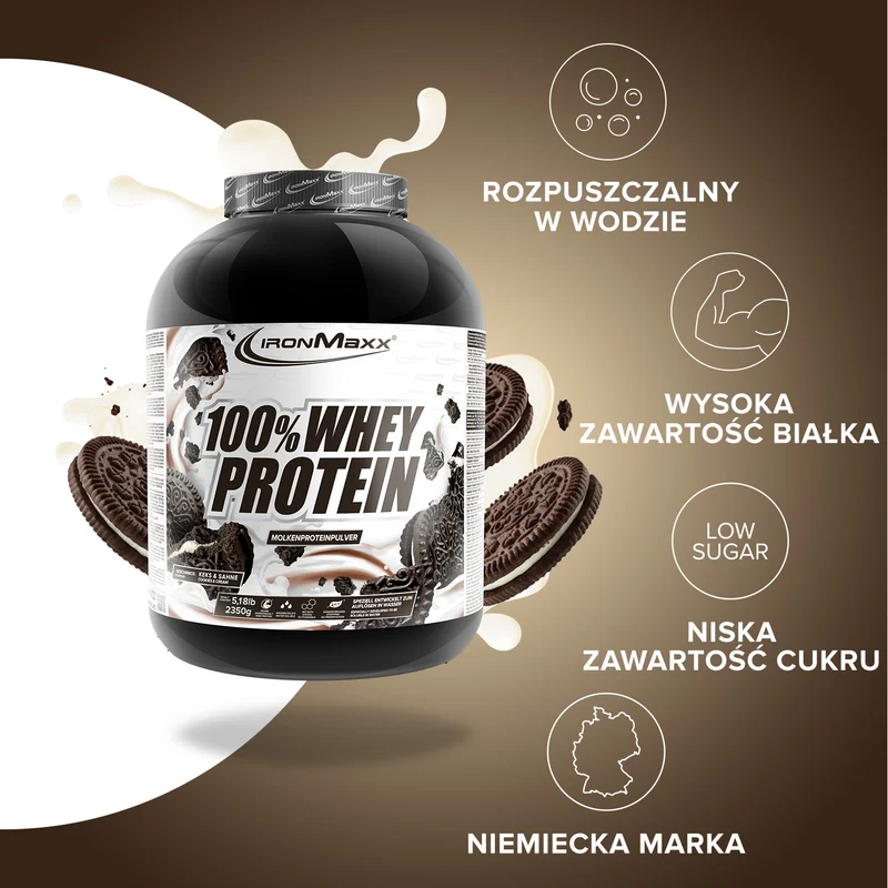 100% Whey Protein (2350g) - Cookies and Cream