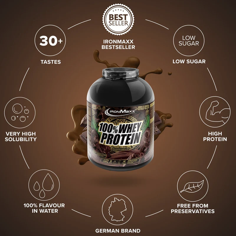 100% Whey Protein (2350g) - Pure Dark Cocoa