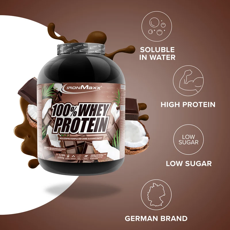 100% Whey Protein (2350g) - Schokolade Kokos
