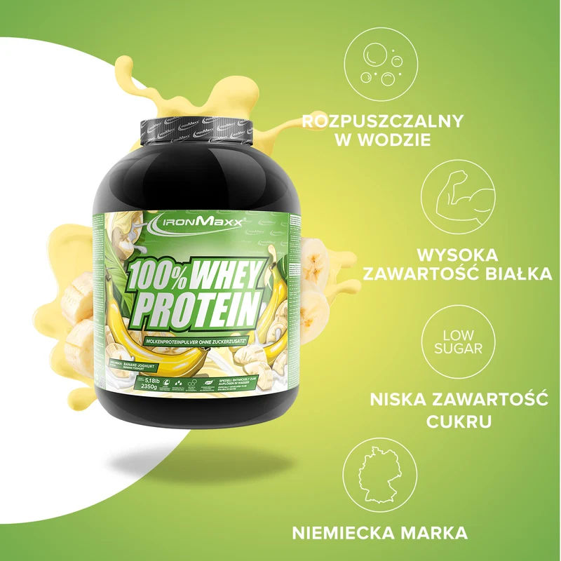 100% Whey Protein (2350g) - Banane Yoghurt