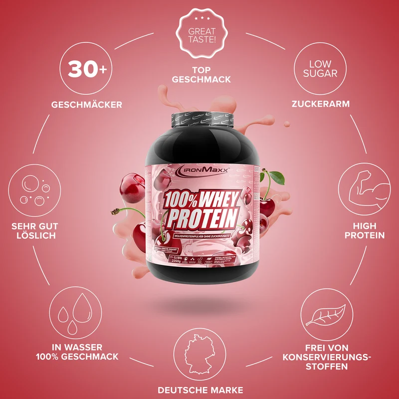 100% Whey Protein (2350g) - Kirsche Yoghurt