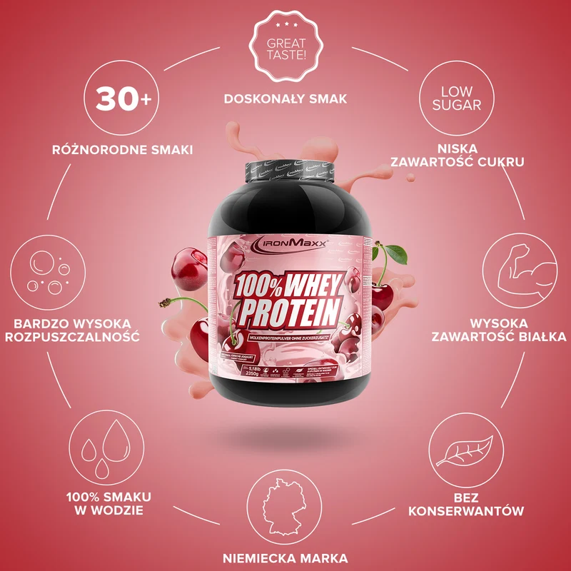 100% Whey Protein (2350g) - Kirsche Yoghurt
