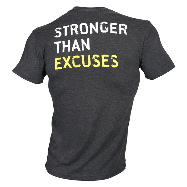 Gold's Gym EXCUSES T-SHIRT, Dark Grey