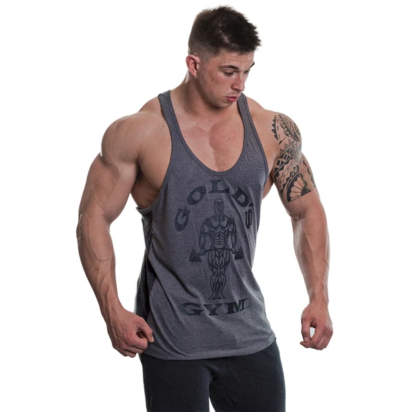 Gold's Gym MUSCLE JOE TP STRINGER, Grey