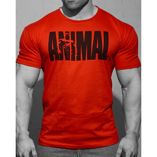 Universal T-SHIRT ANIMAL, Rot