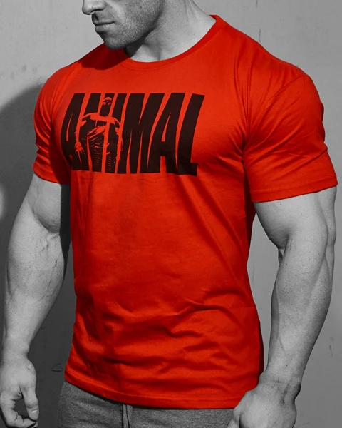Universal T-SHIRT ANIMAL, Rot