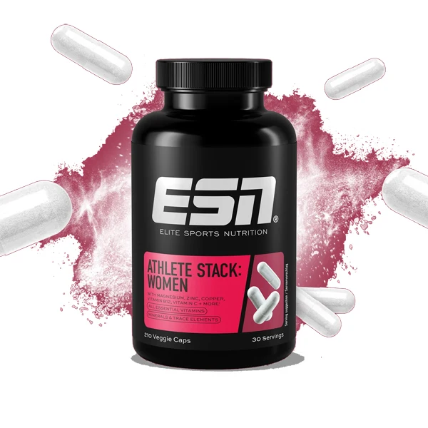 ESN ATHLETE STACK WOMEN, 210 Kapseln