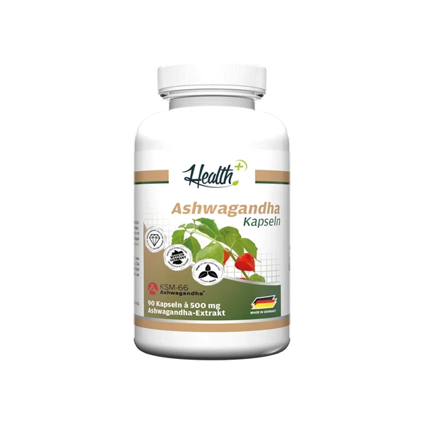 Health+ ASHWAGANDHA KSM-66, 90 Kapseln