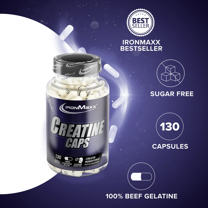 Creatine Caps Monohydrat - 130 Kapseln