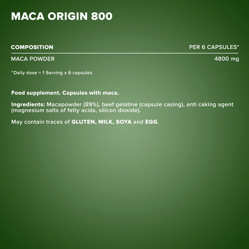 Maca Origin 800 - 130 Kapseln
