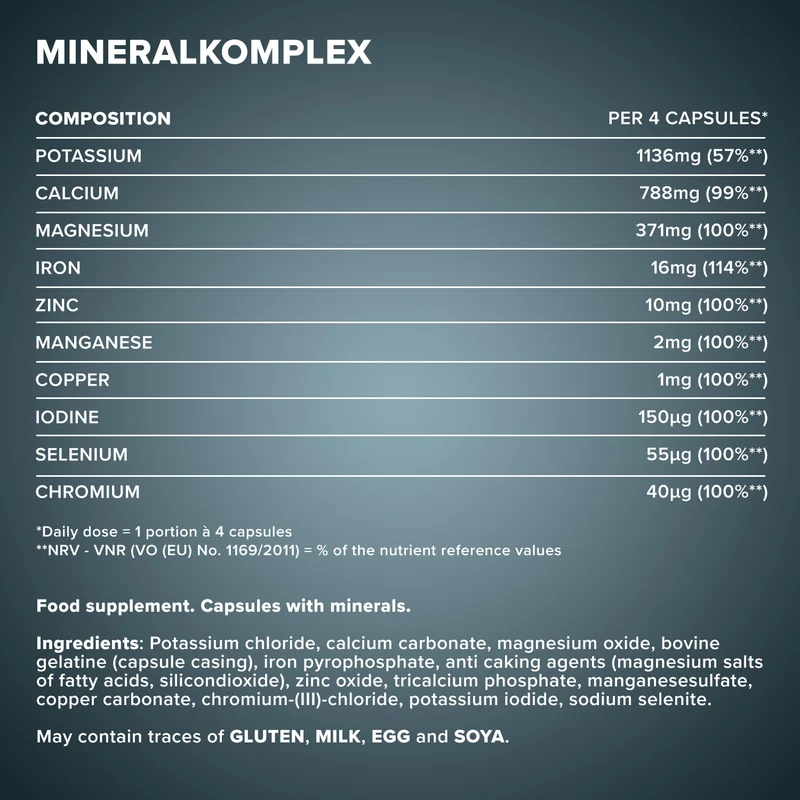 Mineralkomplex - 130 Kapseln