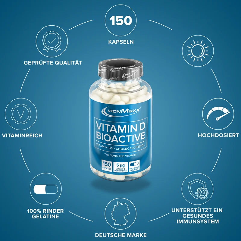 Vitamin D Bioactive - 150 Kapseln