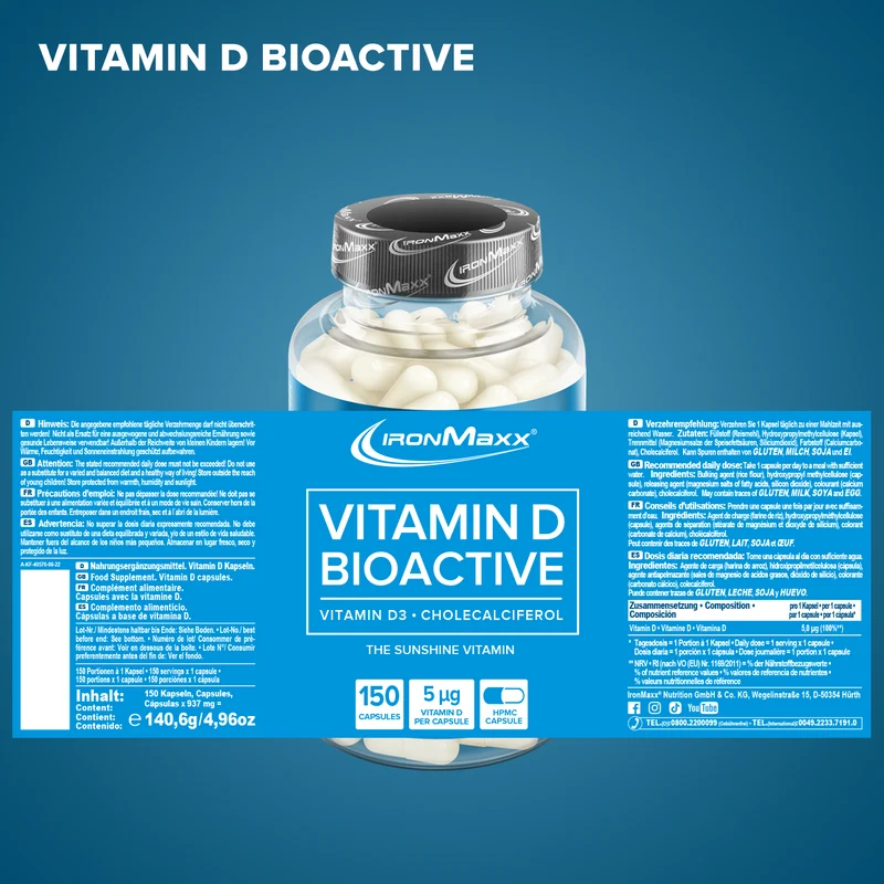 Vitamin D Bioactive - 150 Kapseln