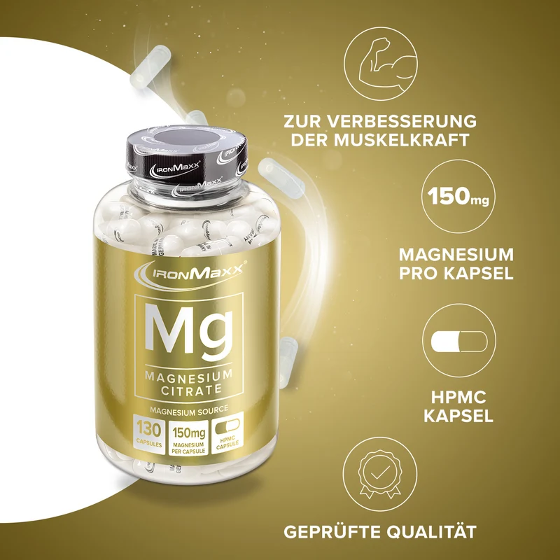 Magnesium - 130 Kapseln