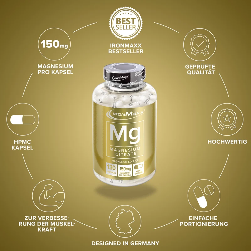 Magnesium - 130 Kapseln