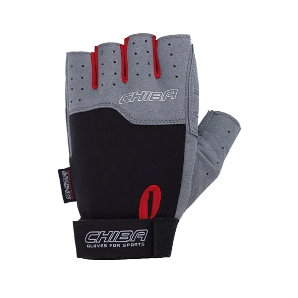 Chiba FITNESS HANDSCHUH POWER, Black/Light Grey