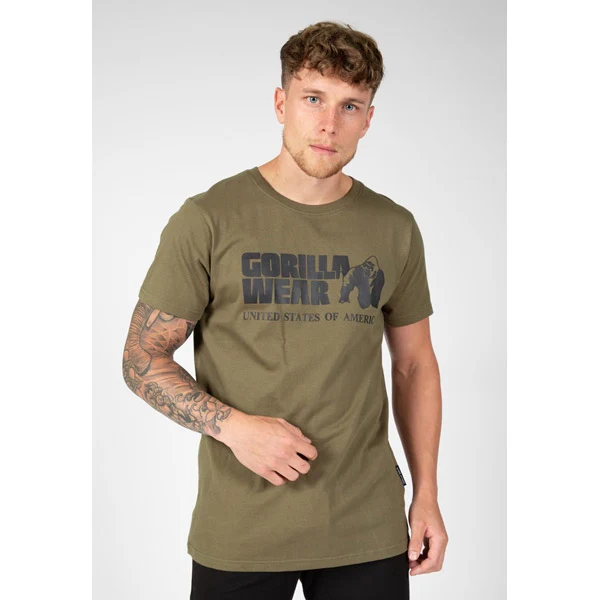 Gorilla Wear CLASSIC T-SHIRT, Army/Green