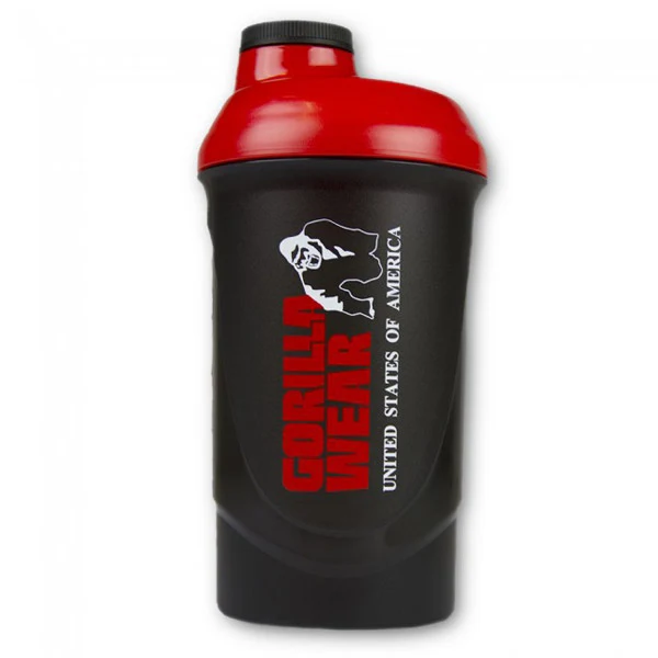 Gorilla Wear WAVE SHAKER 600 ml, Black/Red