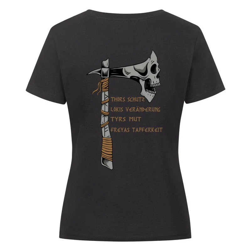 Schattenspalter - Damen Premiumshirt Backprint