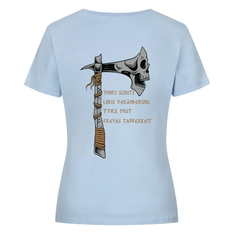 Schattenspalter - Damen Premiumshirt Backprint