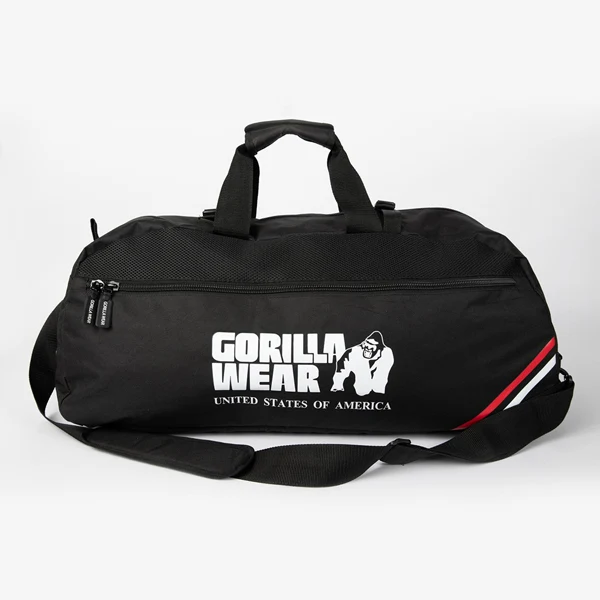 Gorilla Wear NORRIS HYBRID GYM BAG, Black