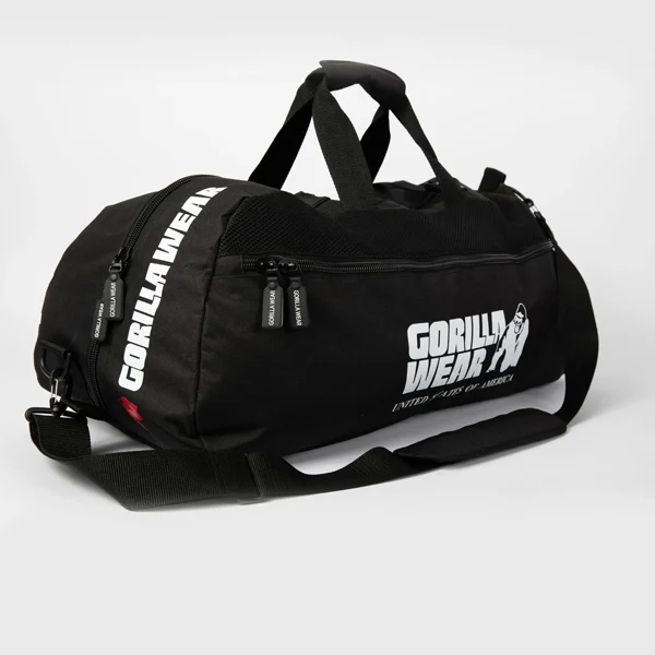 Gorilla Wear NORRIS HYBRID GYM BAG, Black