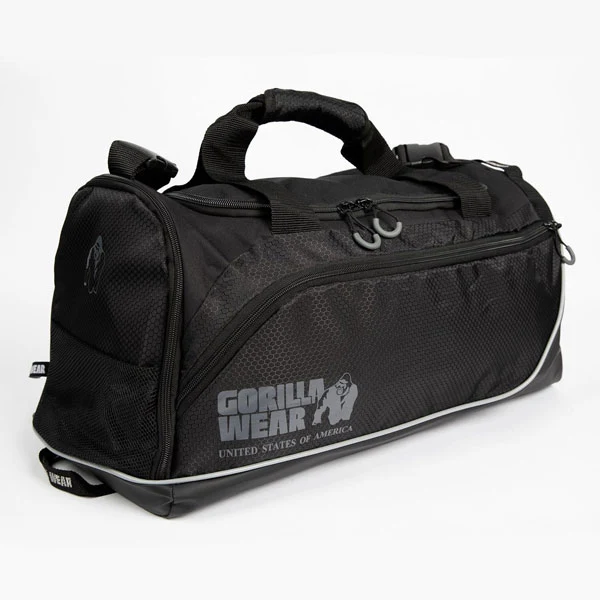 Gorilla Wear JEROME GYM BAG, Black/Grey