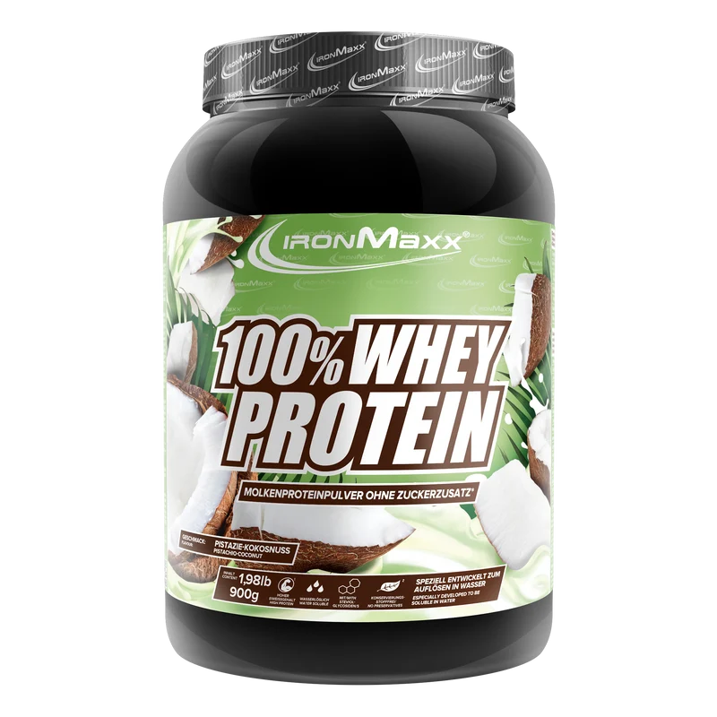 100% Whey Protein (900g) - Pistazie Kokos