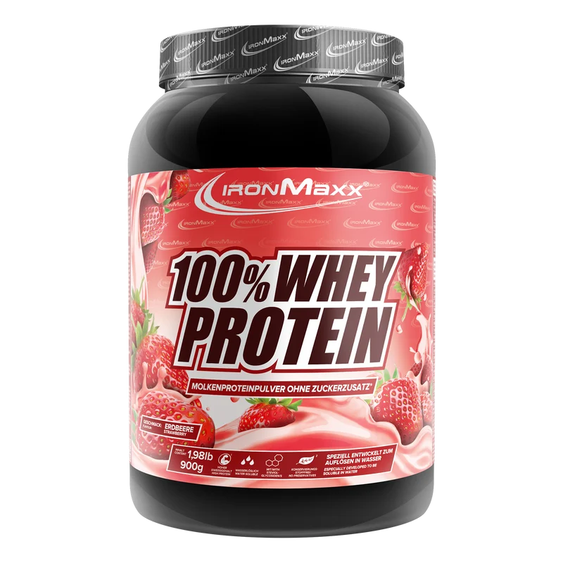 100% Whey Protein (900g) - Strawberry