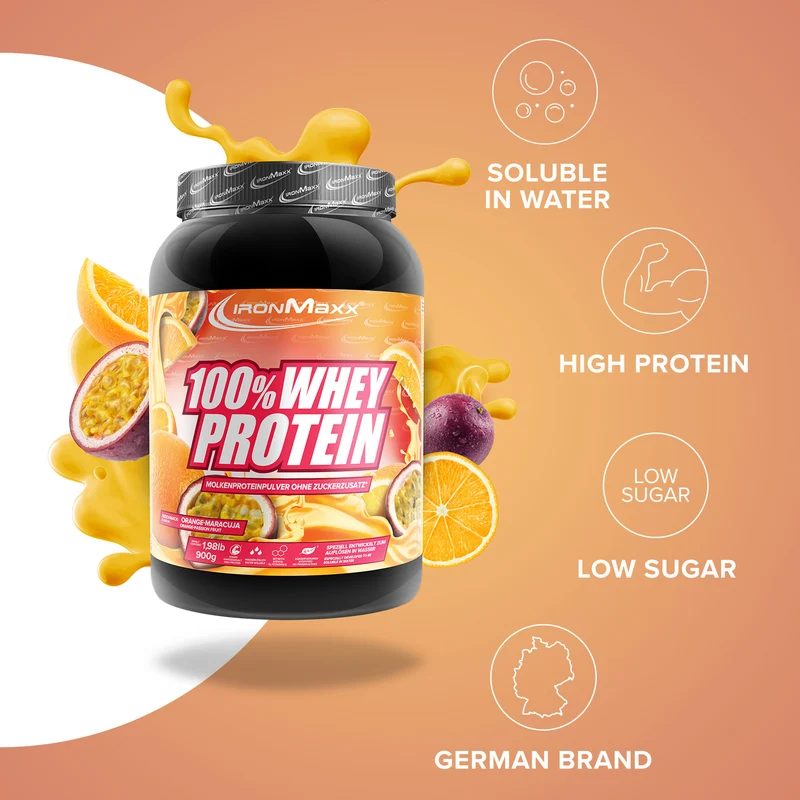 100% Whey Protein (900g) - Orange Maracuja