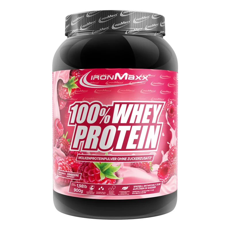 100% Whey Protein (900g) - Himbeere