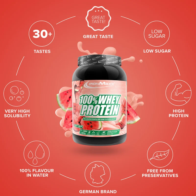 100% Whey Protein (900g) - Melone