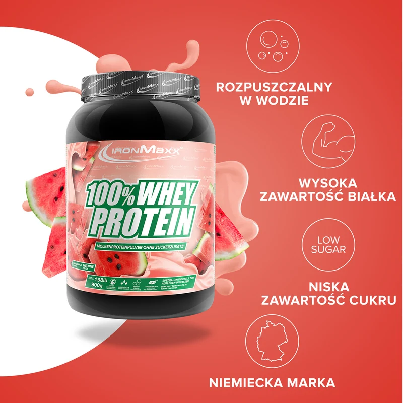100% Whey Protein (900g) - Melone