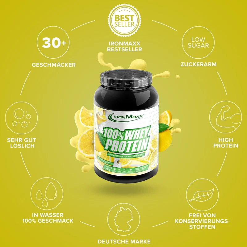 100% Whey Protein (900g) - Lemon-Yoghurt
