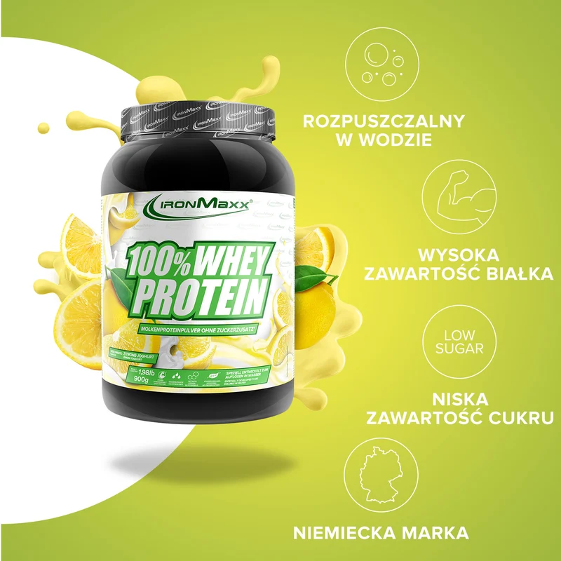100% Whey Protein (900g) - Lemon-Yoghurt