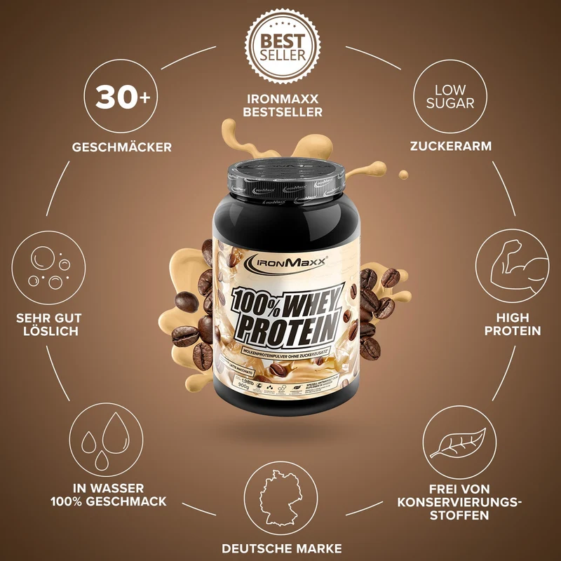 100% Whey Protein (900g) - Latte Macchiato