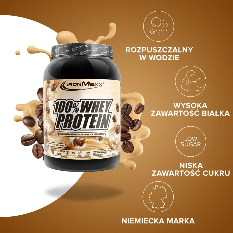 100% Whey Protein (900g) - Latte Macchiato