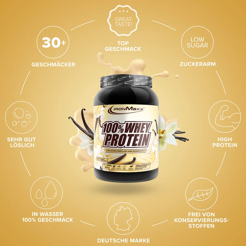100% Whey Protein (900g) - French Vanilla