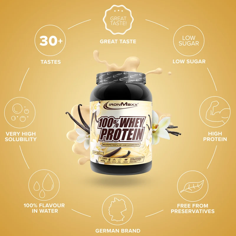 100% Whey Protein (900g) - French Vanilla