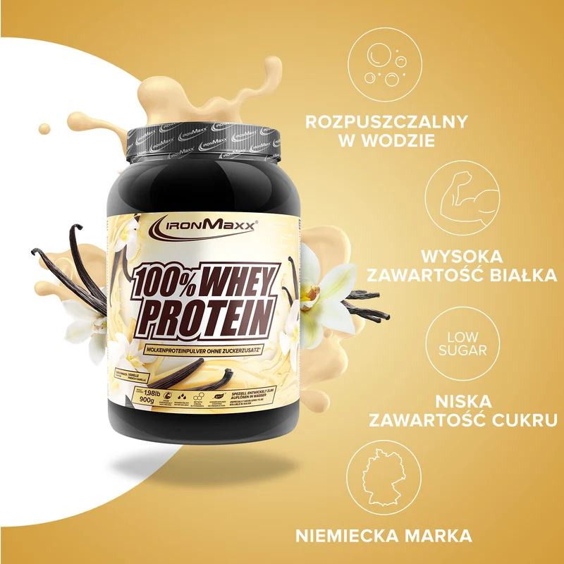 100% Whey Protein (900g) - French Vanilla