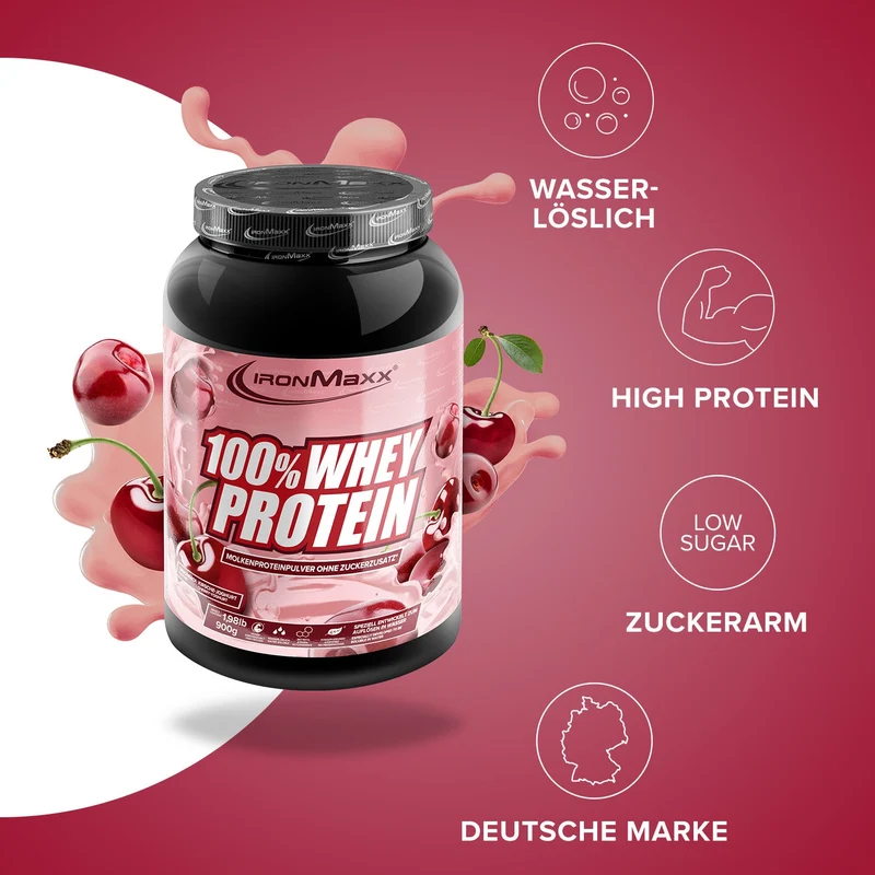 100% Whey Protein (900g) - Kirsche Yoghurt