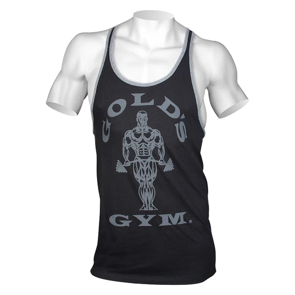 Gold's Gym MUSCLE JOE TANK, Black/Grey