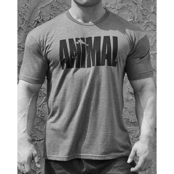 Universal T-SHIRT ANIMAL, Grau